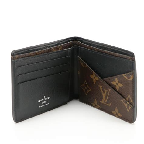 lv m82023|Multiple Wallet Monogram Macassar Canvas .